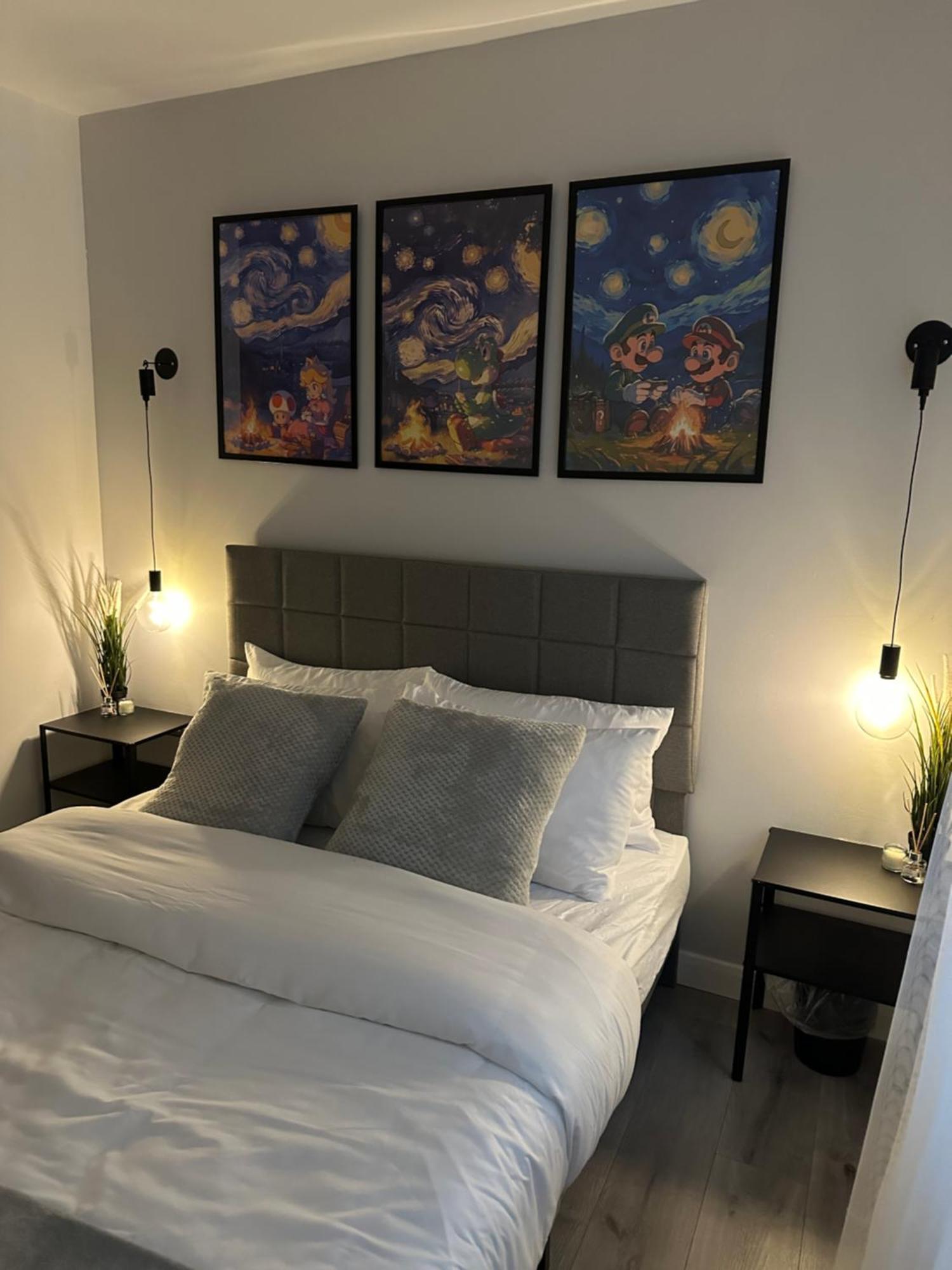 Retro Suite A Luxury Apartment With King Size Bed Wii Games And Entertainment Leicester Exterior foto